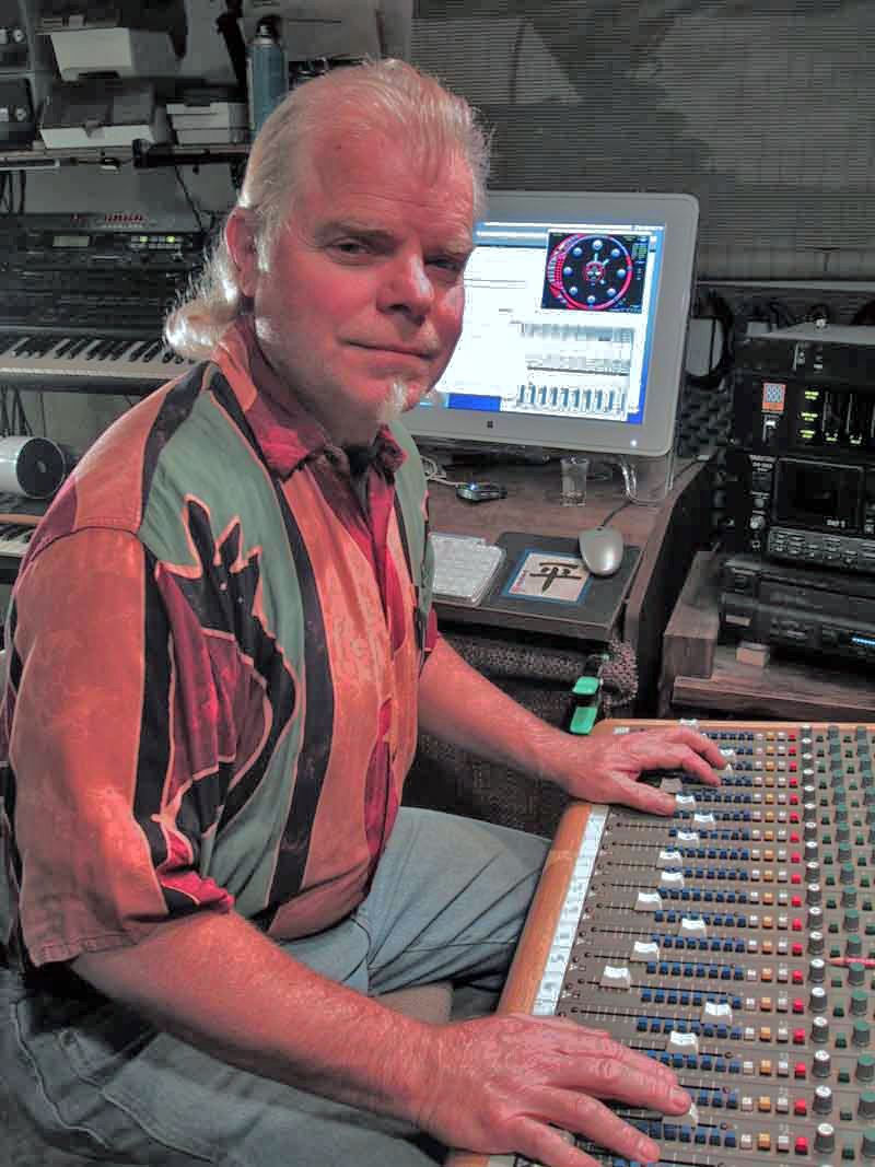 David At Mixing Console 